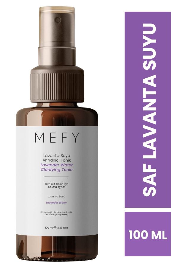 Mefy Saf Ve Doğal Lavanta Suyu Özlü Yağ Dengeleyici Ve Besleyici Tonik 100 ml 