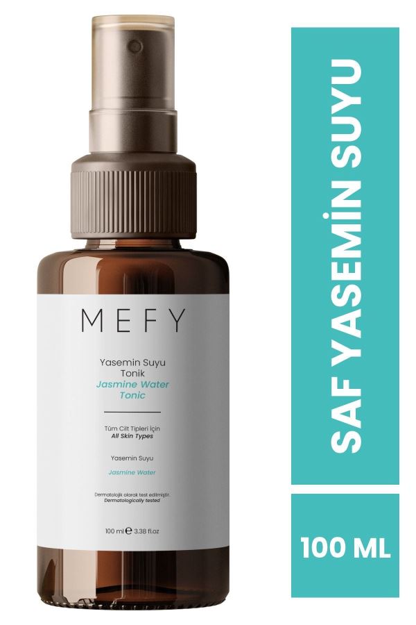 Mefy Saf ve Doğal Yasemin Çiçeği Suyu Özlü Arındırıcı ve Dengeleyici Tonik 100 Ml